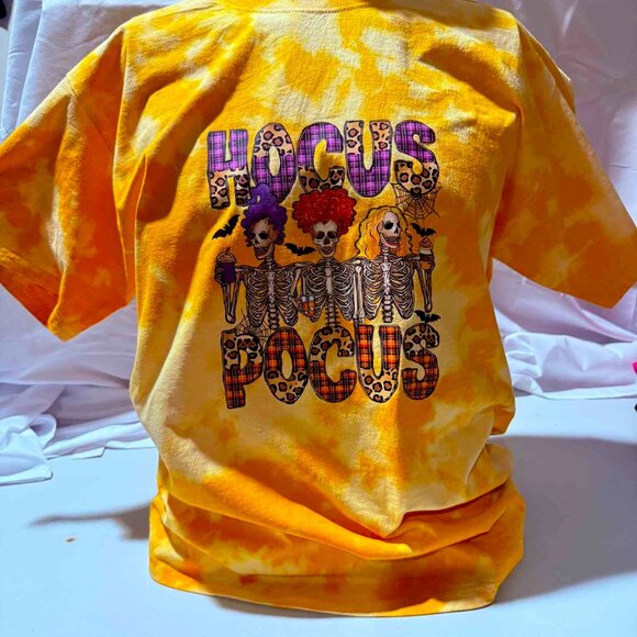 Hocus Pocus Halloween Tie- Dye Tee - Picture 2 of 4
